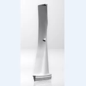 Cuchilla de turbina de acero de acero inoxidable clasificada grande forjada de las cuchillas de turbina S355